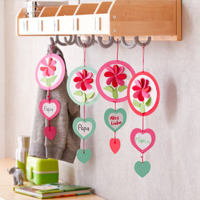 Knutselset - Hangers Hartbloemen