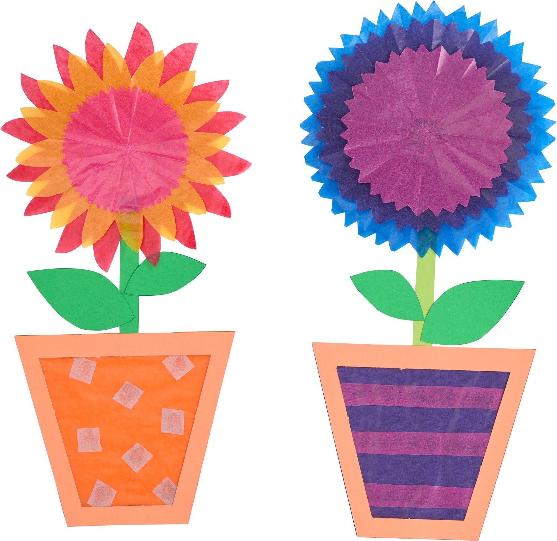 Knutselset - raamdecoratie Bloempot
