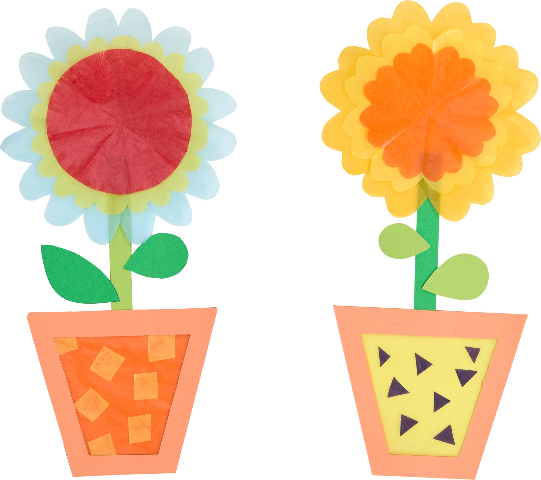 Knutselset - raamdecoratie Bloempot