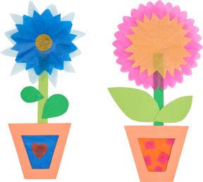 Knutselset - raamdecoratie Bloempot