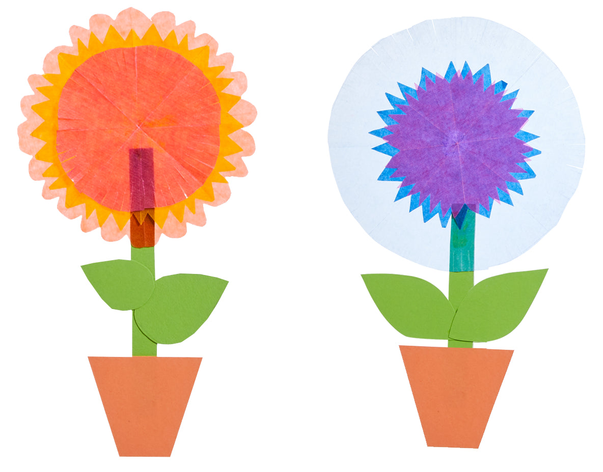 Knutselset - raamdecoratie Bloempot