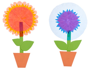 Knutselset - raamdecoratie Bloempot