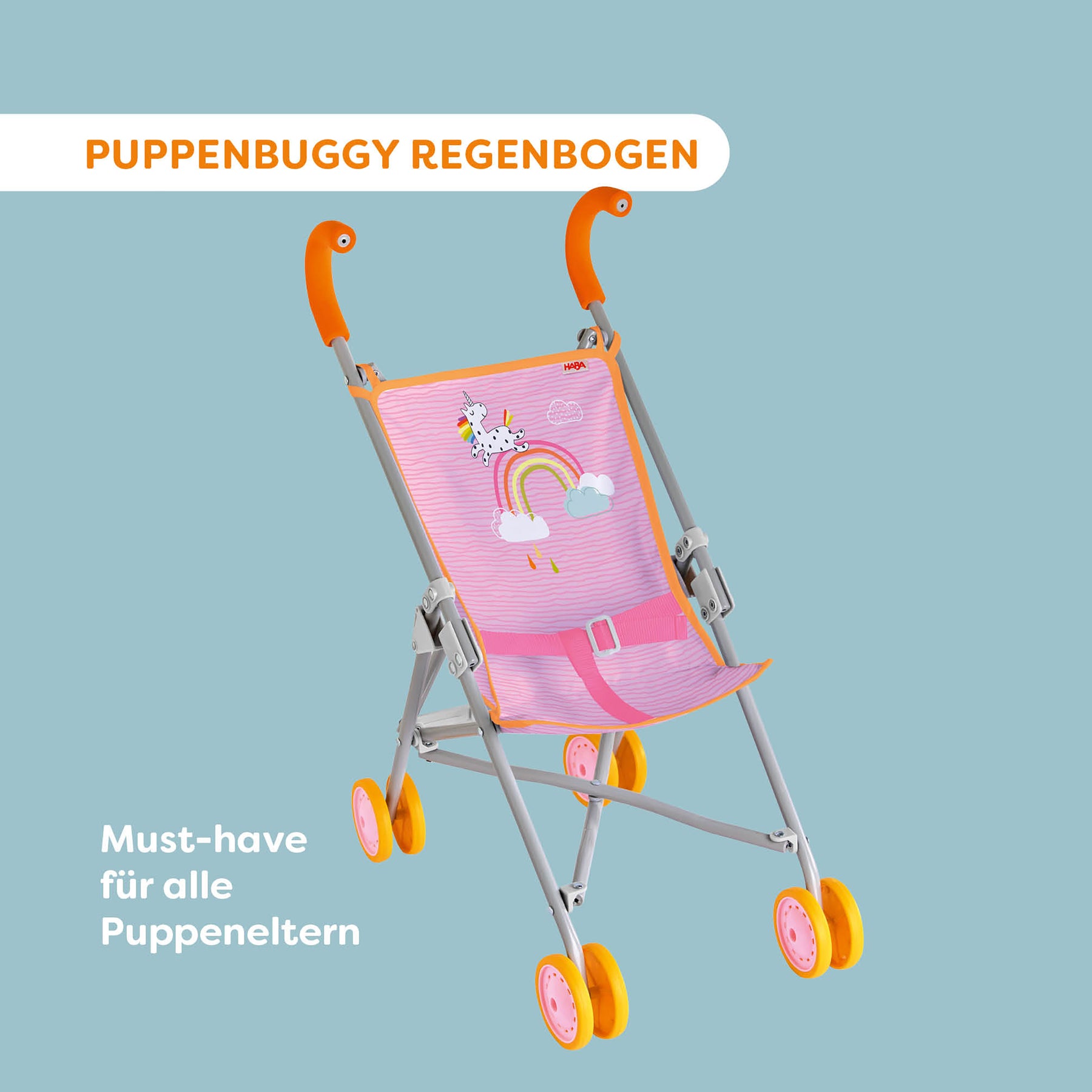 Poppenbuggy Regenboog