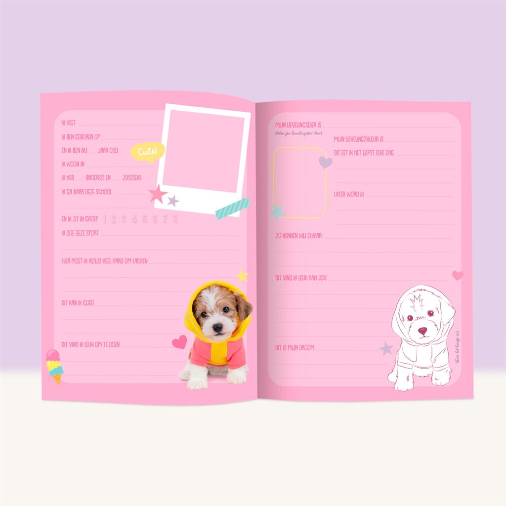 Vriendenboekje Puppy