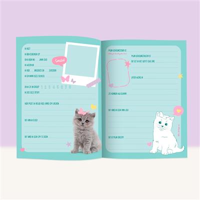 Vriendenboekje Kitten
