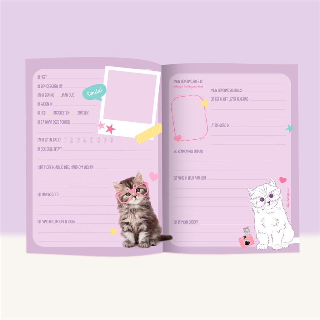 Vriendenboekje Kitten