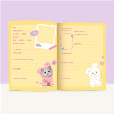 Vriendenboekje Kitten