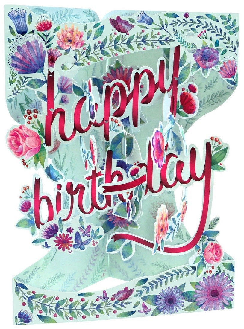 Wenskaart Swing Cards Floral