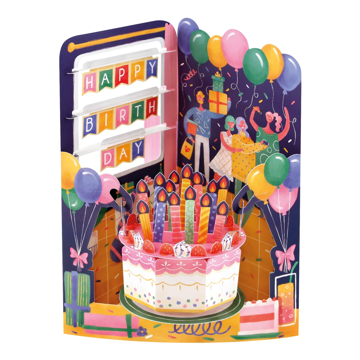 Wenskaart Swing Cards Birthday Celebration