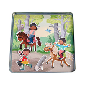 Magneetspeldoos Paarden