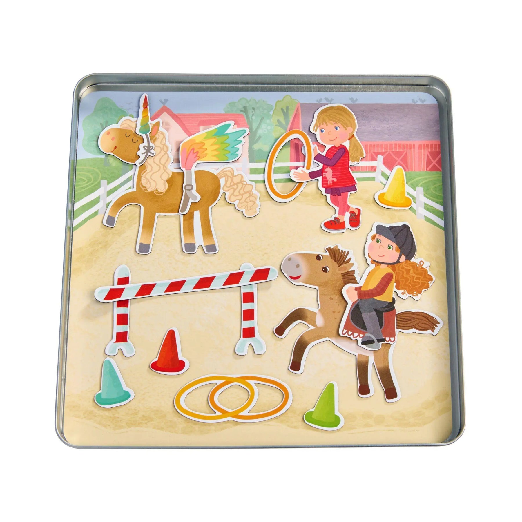 Magneetspeldoos Paarden