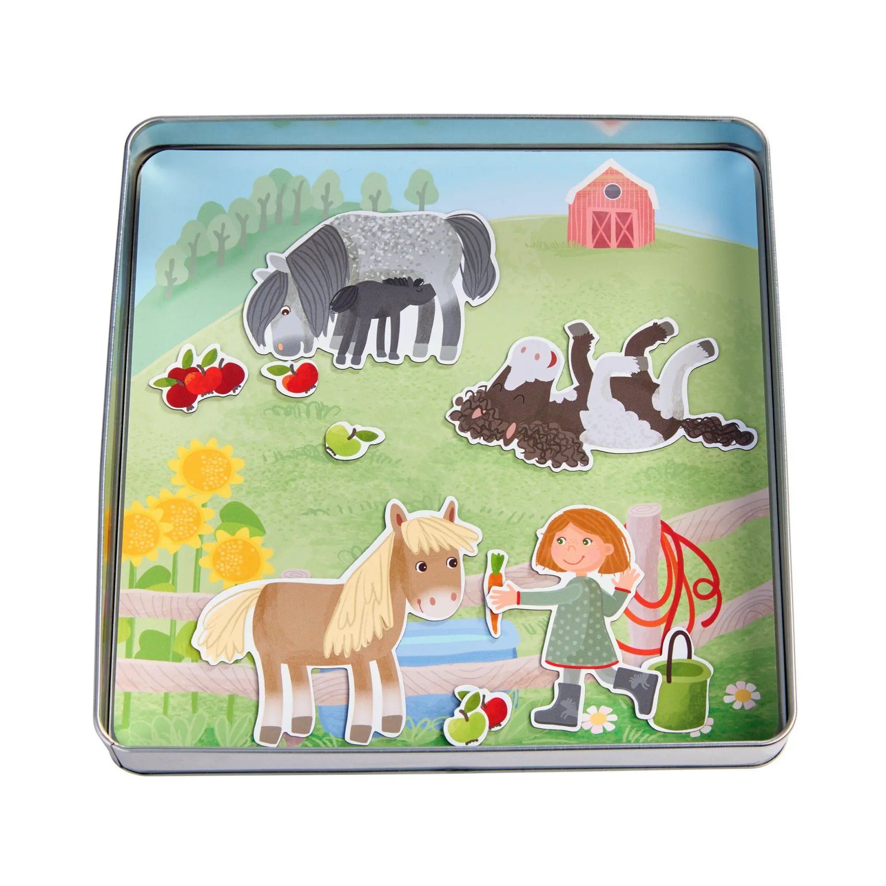 Magneetspeldoos Paarden