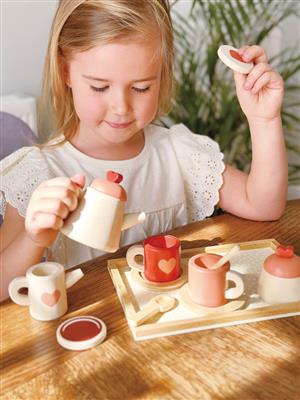 Theeset met dienblad Mentari