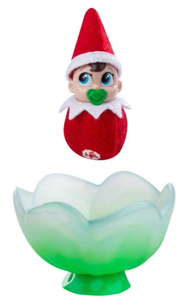 Baby Elf in magical frost flower