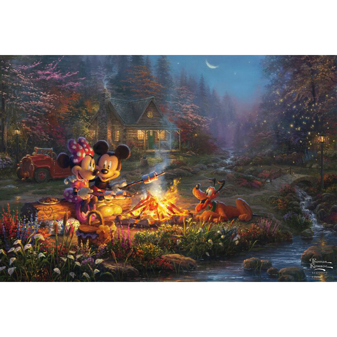 Disney, Mickey & Minnie - 200 stukjes - puzzel