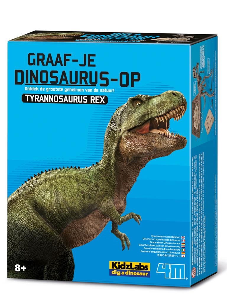 4M KidzLabs Graaf je dinosaurus op (Tyrannosaurus rex)