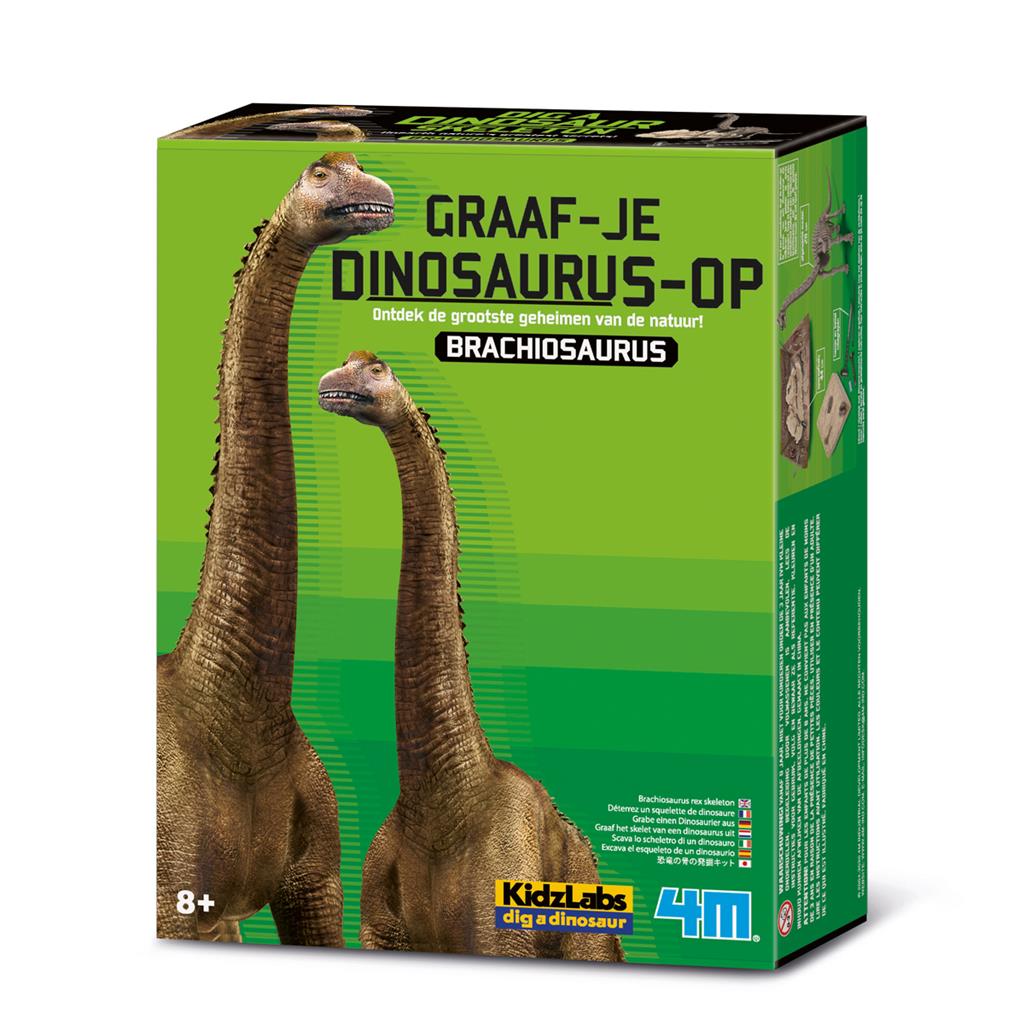 4M KidzLabs Graaf je dinosaurus op (Brachiosaurus)