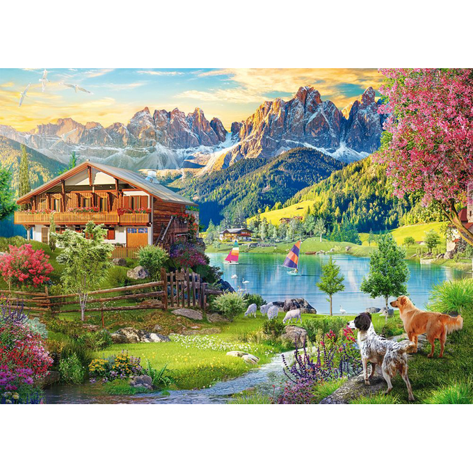 Relaxing in the dolomites - 1000 stukken - puzzel