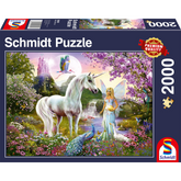 Schmidt Puzzle Fee en eenhoorn 2000 stukken