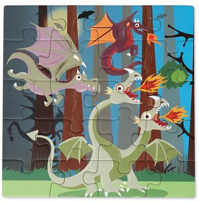 Magnetisch Puzzelboek to go - Draken