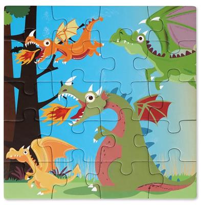 Magnetisch Puzzelboek to go - Draken