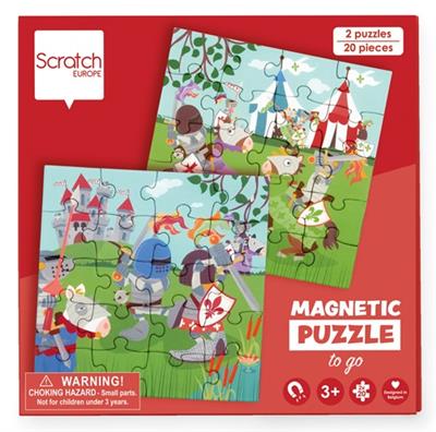 Magnetisch Puzzelboek to go - Ridders