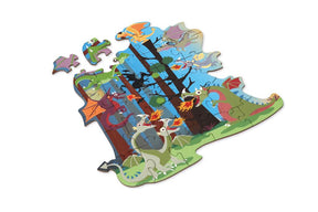 Contour Puzzel Draken