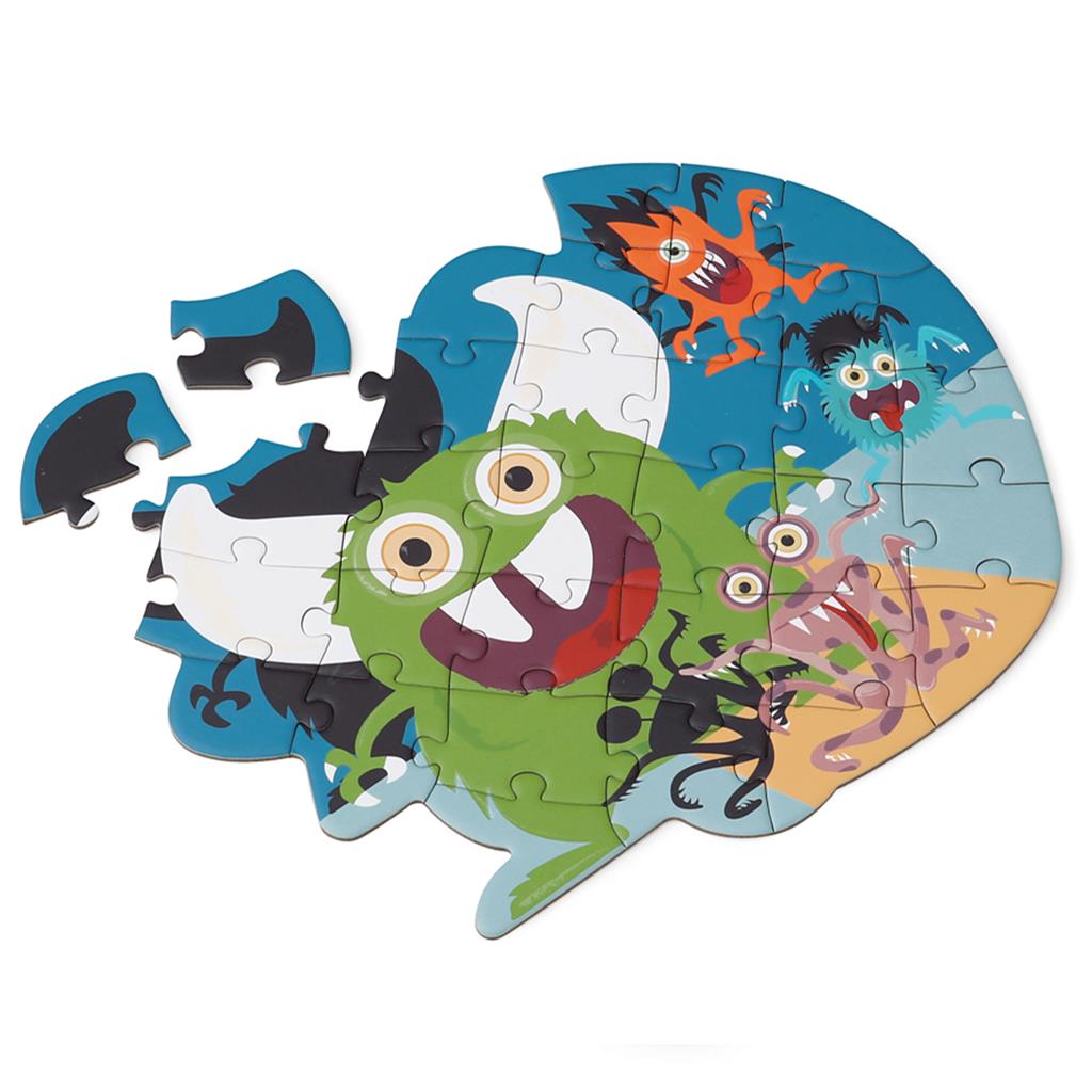 Contour Puzzel Monster