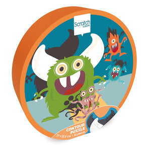 Contour Puzzel Monster