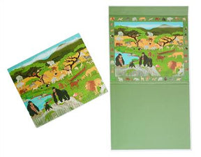 2 IN 1 MAGNETISCHE PUZZEL - DISCOVERY GAME - SAVANNE