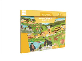 2 IN 1 MAGNETISCHE PUZZEL - DISCOVERY GAME - SAVANNE