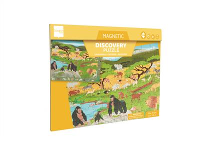 2 IN 1 MAGNETISCHE PUZZEL - DISCOVERY GAME - SAVANNE