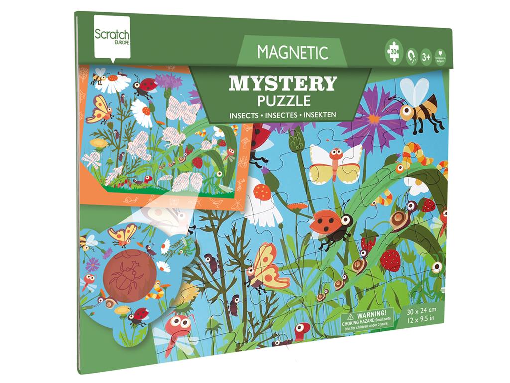 2 in 1 MAGNETISCHE PUZZEL - MYSTERY GAME - INSEKTEN