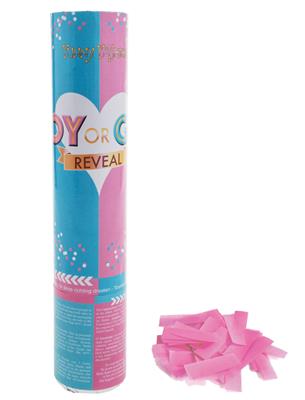Confetti kanon 20 cm rose