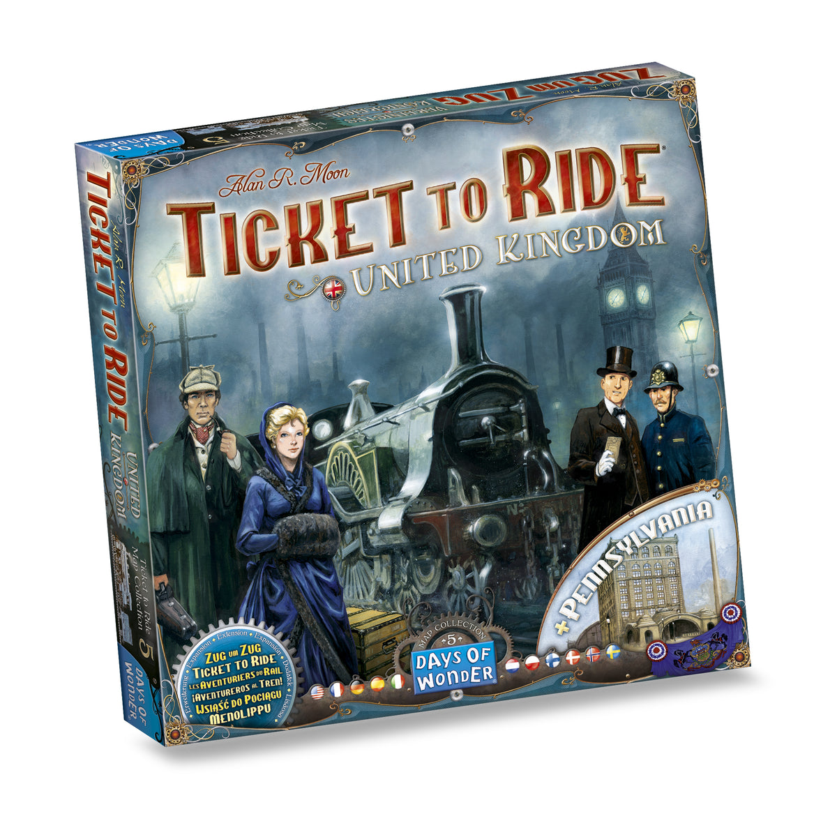 Ticket to Ride United Kingdom and Pennsylvania