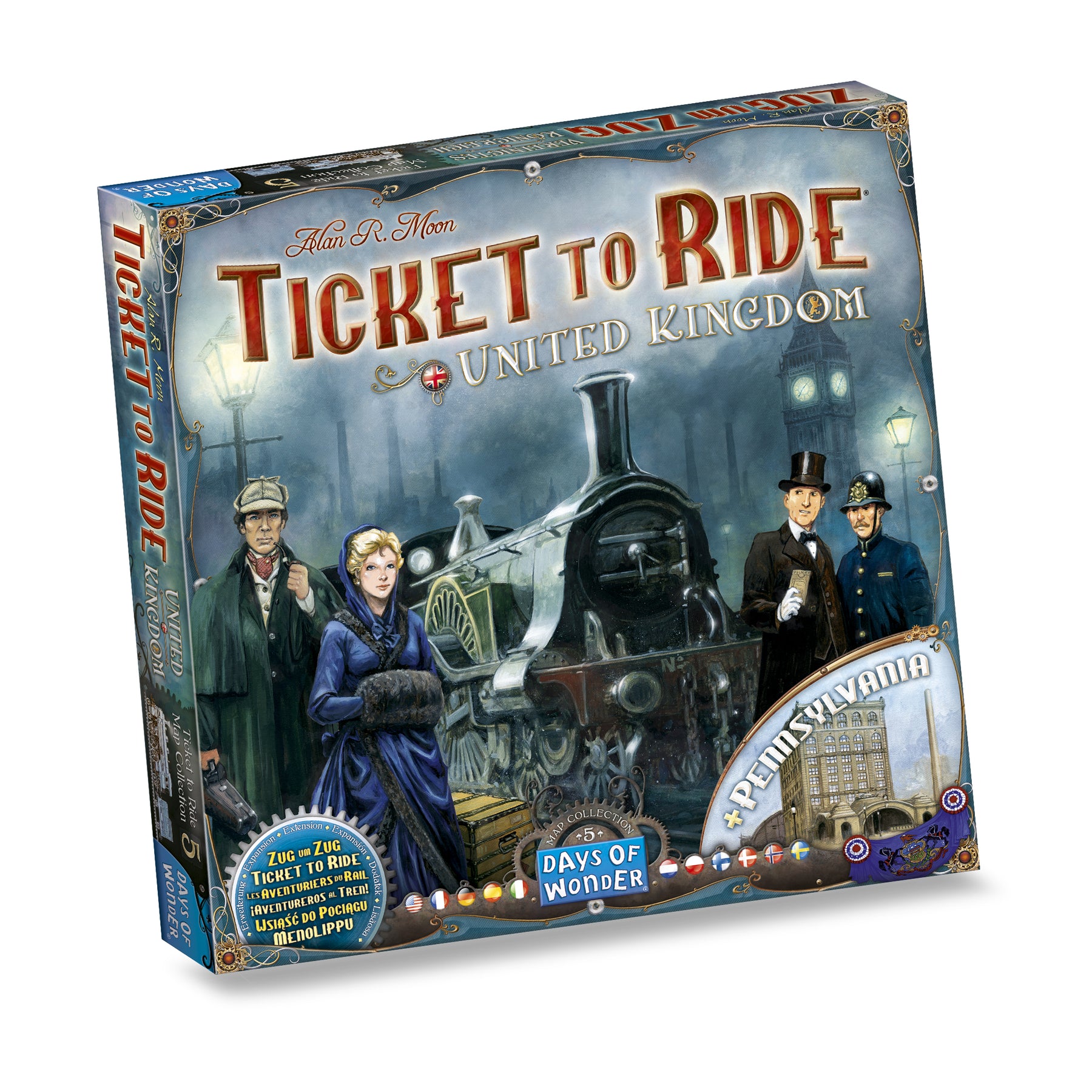 Ticket to Ride United Kingdom and Pennsylvania