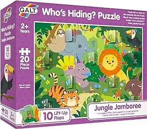 Galt puzzle Who's hiding? Jungle Jamboree 20 stukken