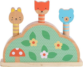 Petit Collage Houten pop-up speeltje