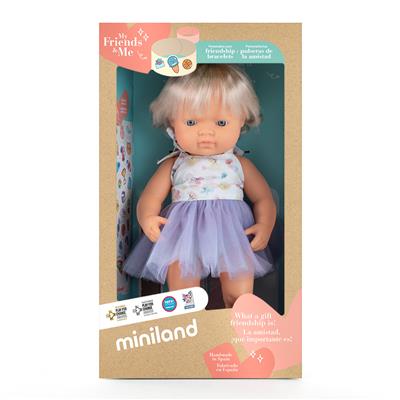 Pop Meisje met blond haar 38 cm