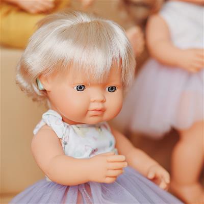 Pop Meisje met blond haar 38 cm