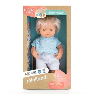 Pop Jongen met blond haar 38 cm