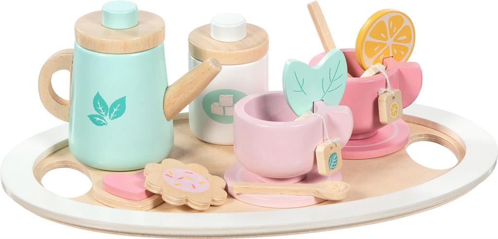 Houten Theeset Colourful Teatime