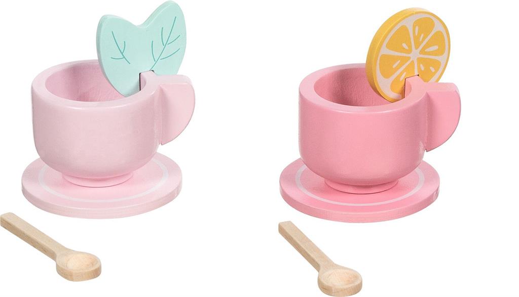 Houten Theeset Colourful Teatime