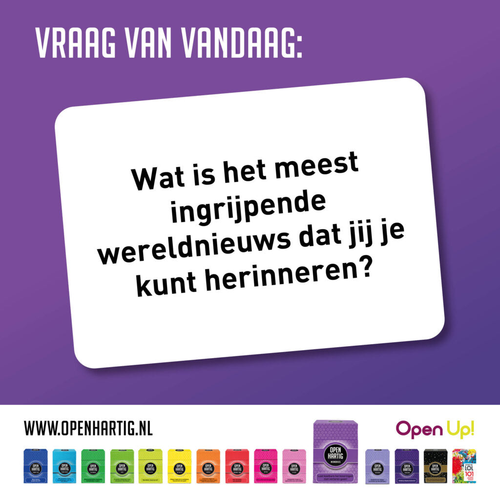 Openhartig Memories