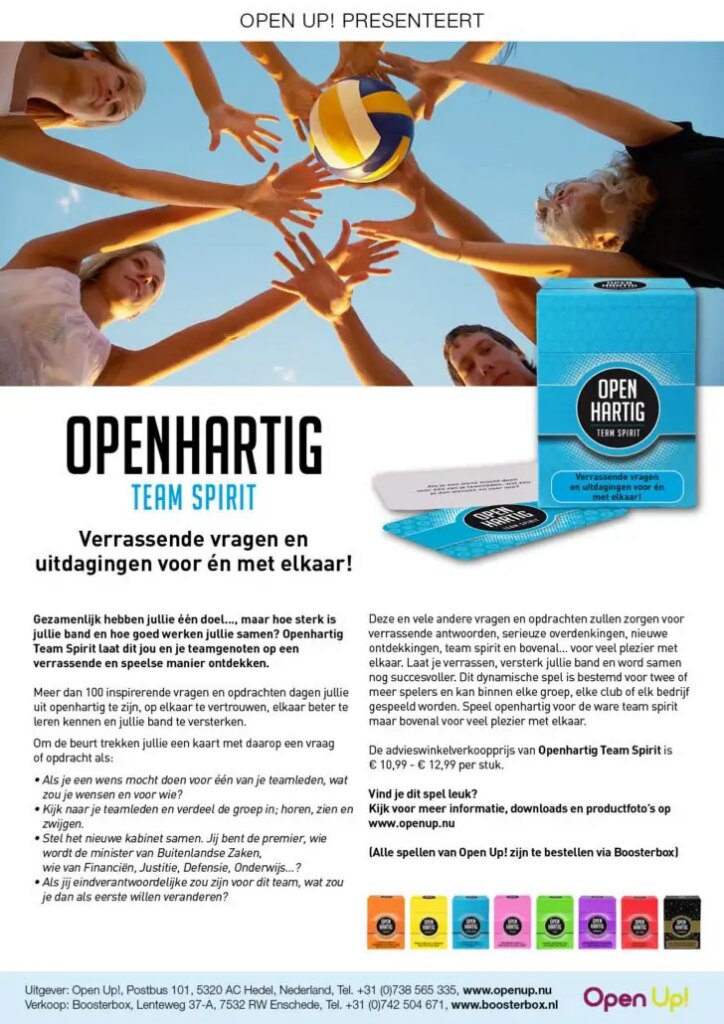 Openhartig Team Spirit