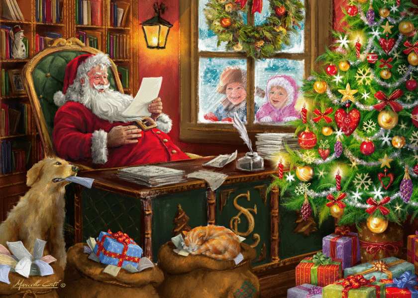 Kerstpuzzel Hopeful Thoughts 50 stukjes
