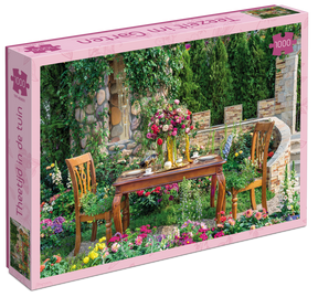 Theetijd in de tuin (1000)