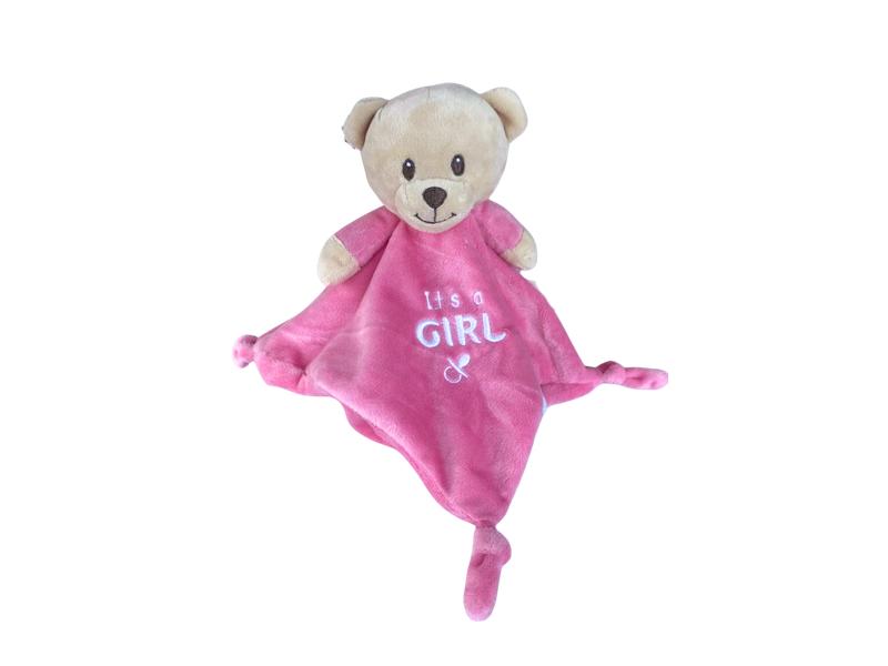 Dotti knuffeldoekje 'it's a girl'