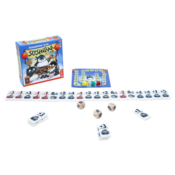 Geharrewar in de sushibar junior