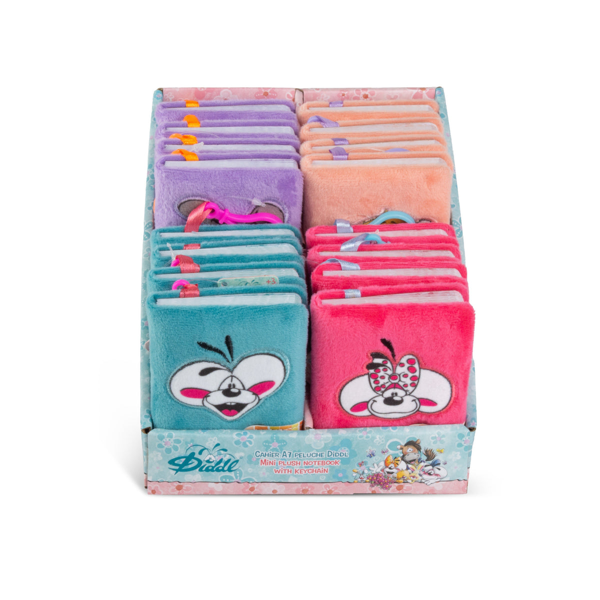Diddle Mini Pluchen notitieboekje met sleutelhanger